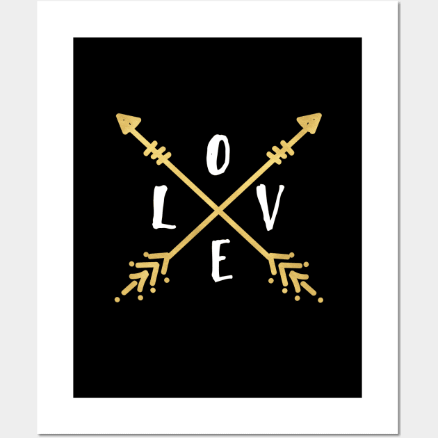 BOHO LOVE - Arrows and Adventure Wall Art by deificusArt